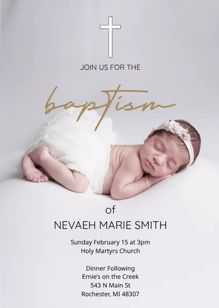 nevaeh baptism