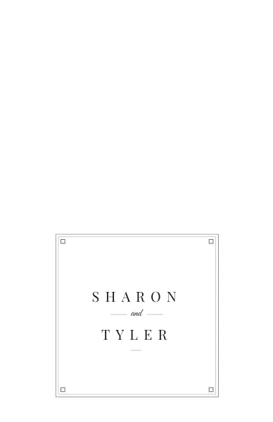 Elegant Minimalist Wedding Card