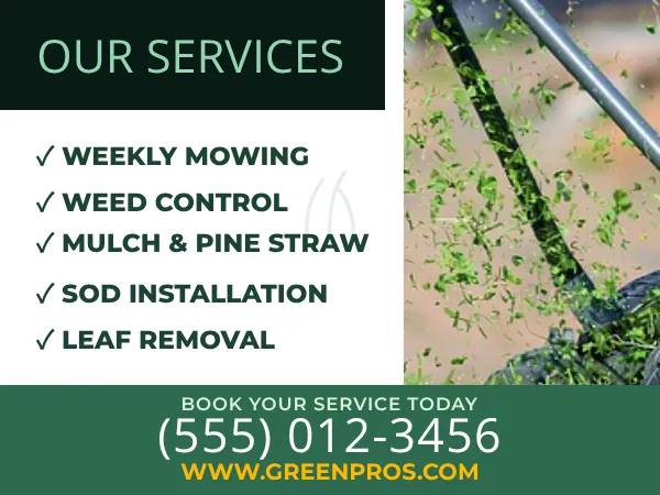 Copy of Professional Lawn Care Yard Signs