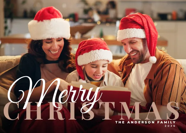 Elegant Christmas Greeting Card