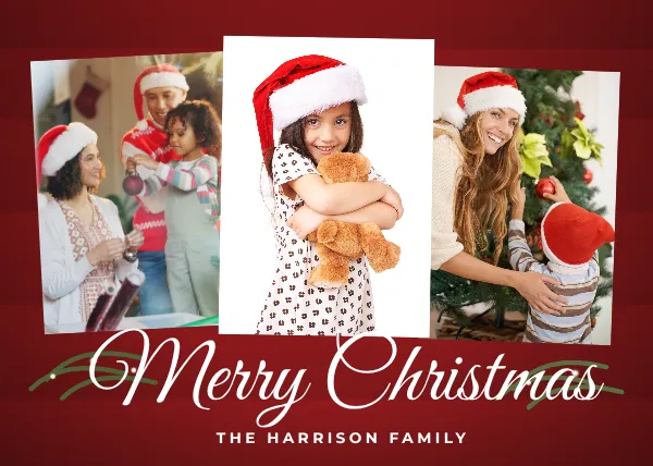 Rustic Christmas Greeting Card