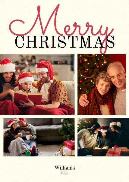 Merry Christmas Four Images