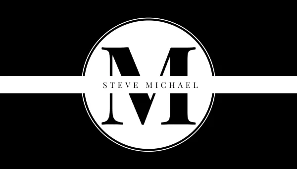Minimalist Monogram Business Card