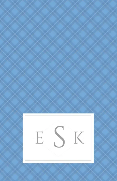 Classic Monogram Card