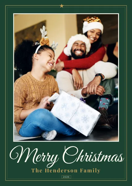 Elegant Christmas Card