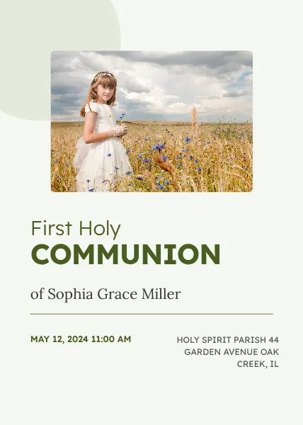 Copy of Communion Invitation Collection