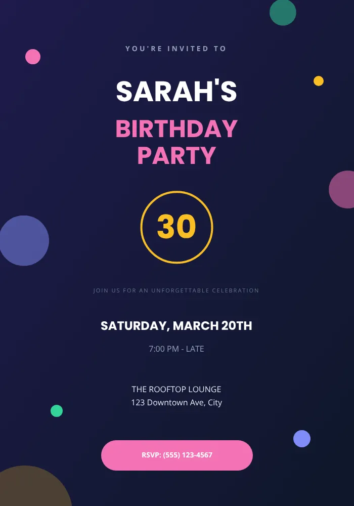 Modern Birthday