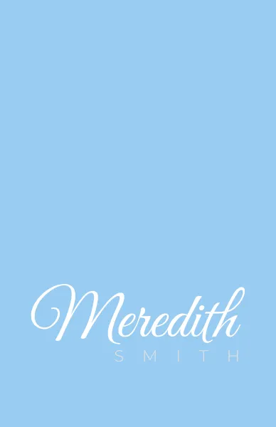 Elegant Minimalist Name Card