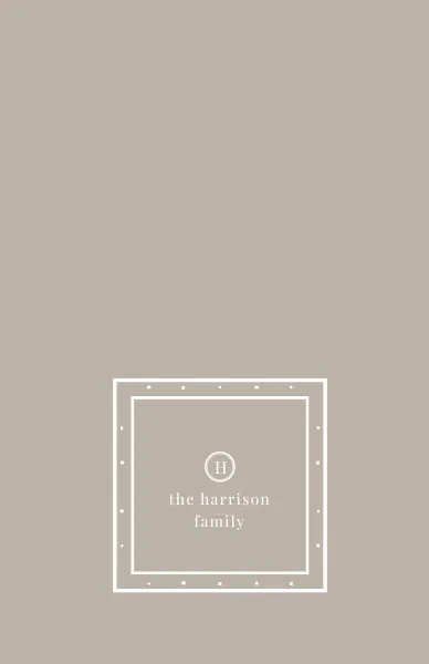 Elegant Family Stationery