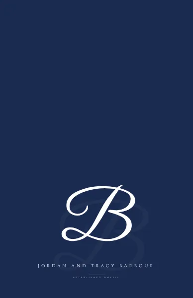 Luxury Monogram Card