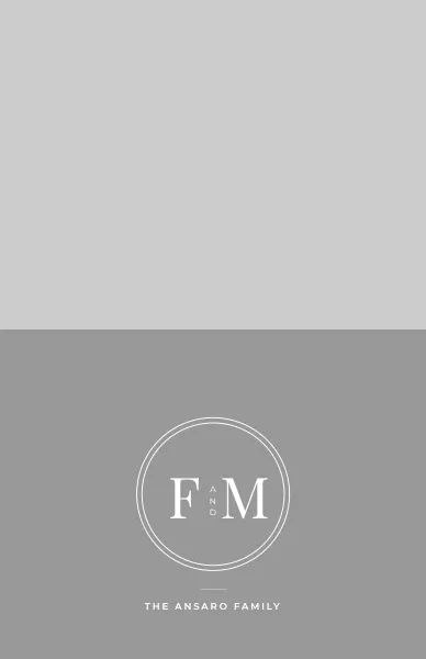 Copy of Elegant Monogram Card
