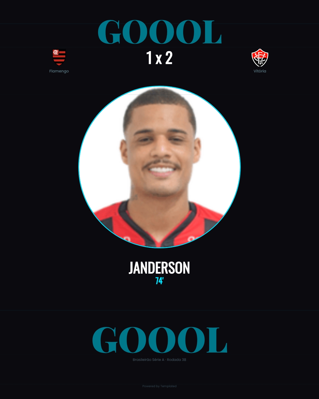 Janderson - Flamengo 1 x 2 Vitória