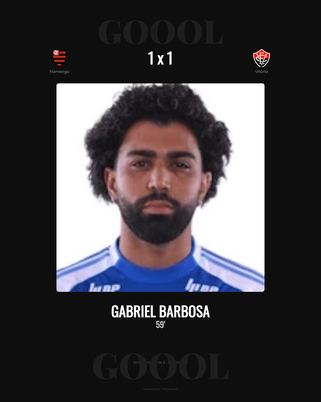 Gabriel Barbosa - Flamengo 1 x 1 Vitória