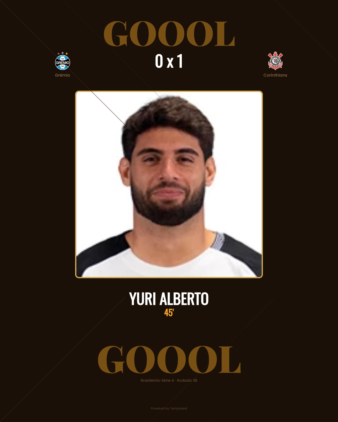 Yuri Alberto - Grêmio 0 x 1 Corinthians