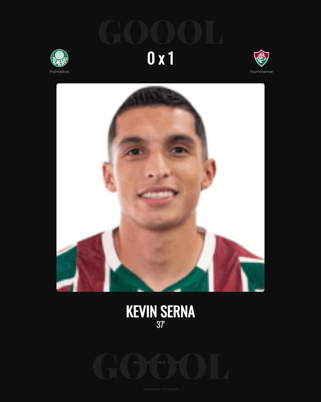 Kevin Serna - Palmeiras 0 x 1 Fluminense