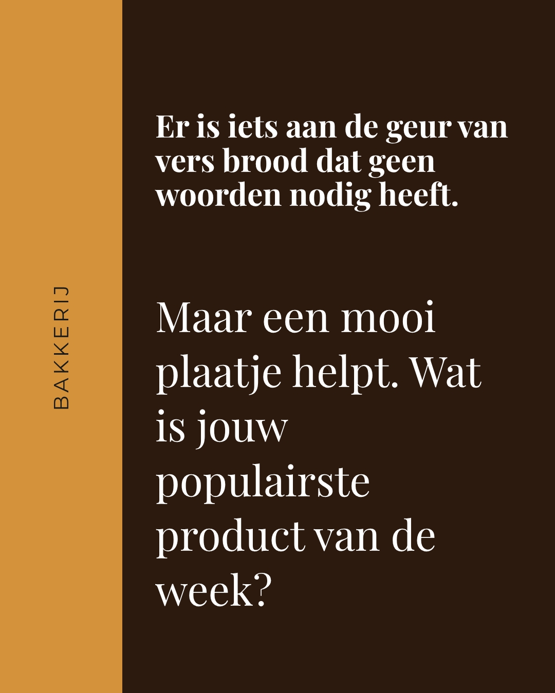 Caption voorbeeld restaurant