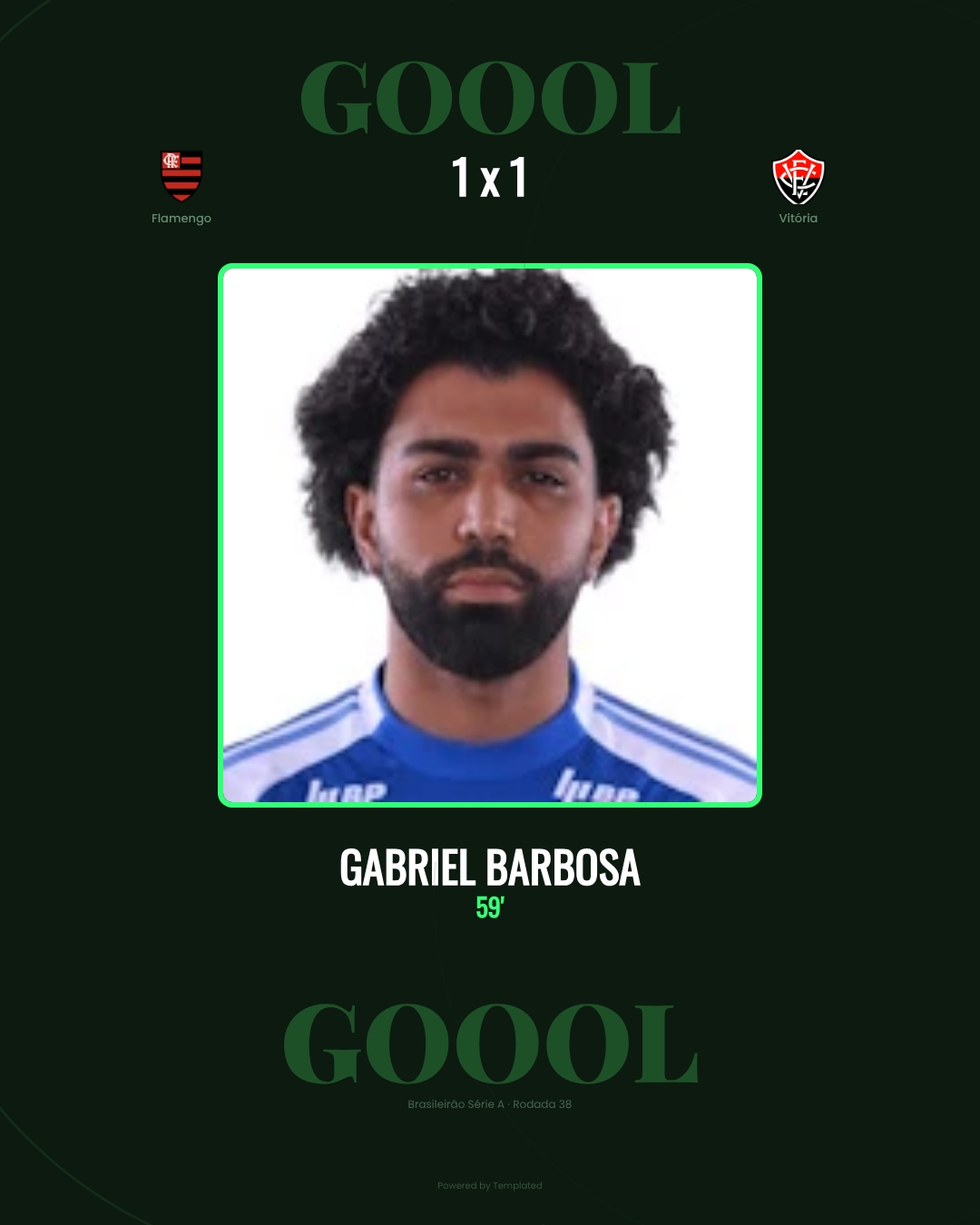 Gabriel Barbosa - Flamengo 1 x 1 Vitória