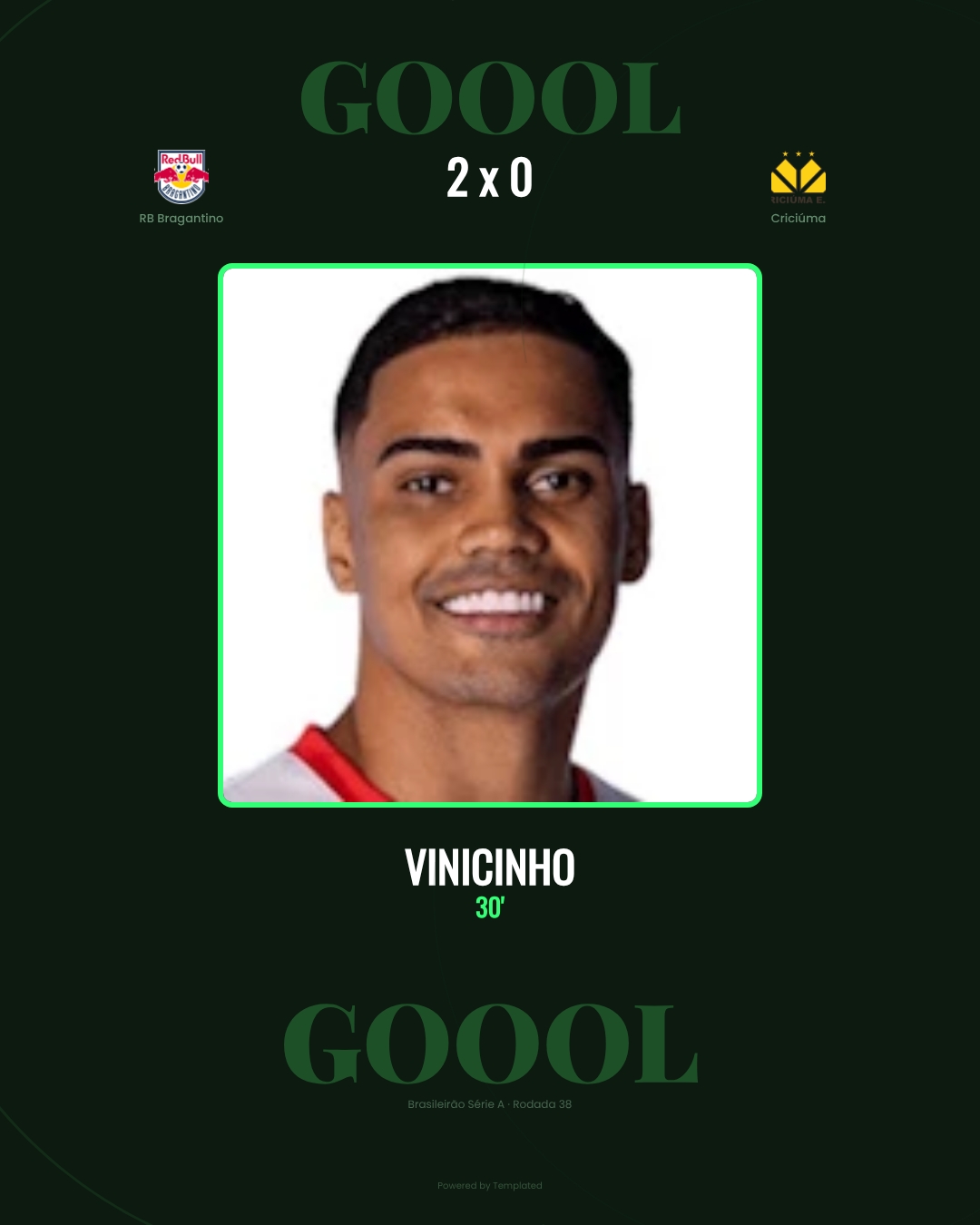 Vinicinho - RB Bragantino 2 x 0 Criciúma