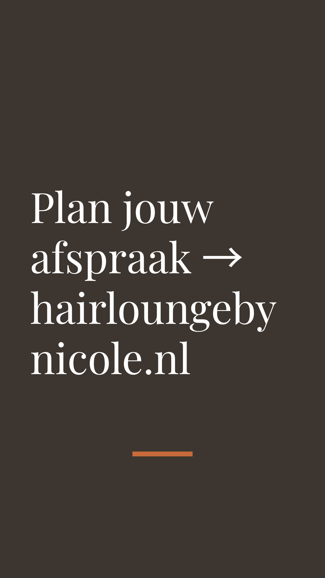 Reel voorbeeld kapsalon