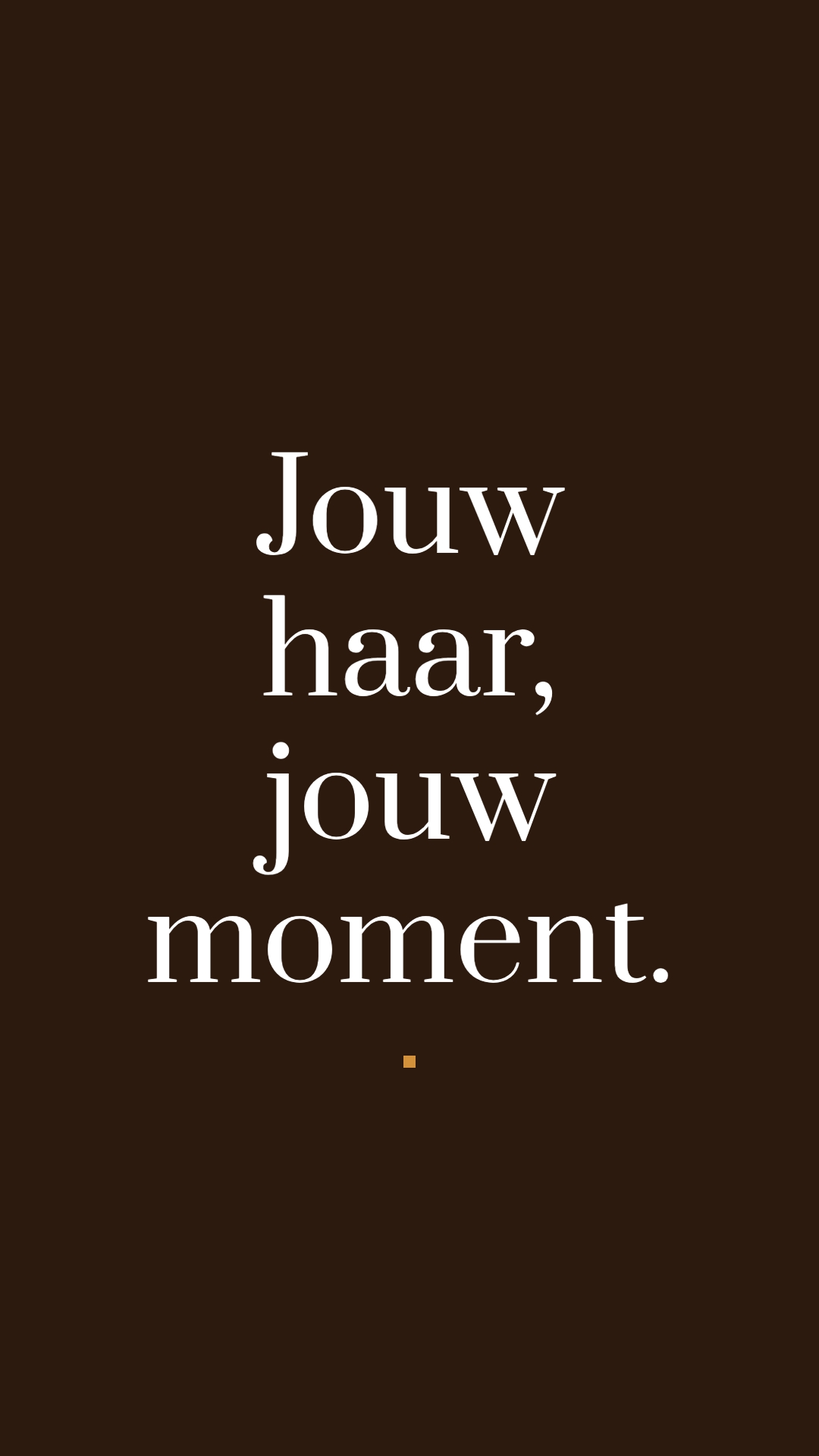 Voorbeeldpost van Lumaro voor een kapsalon