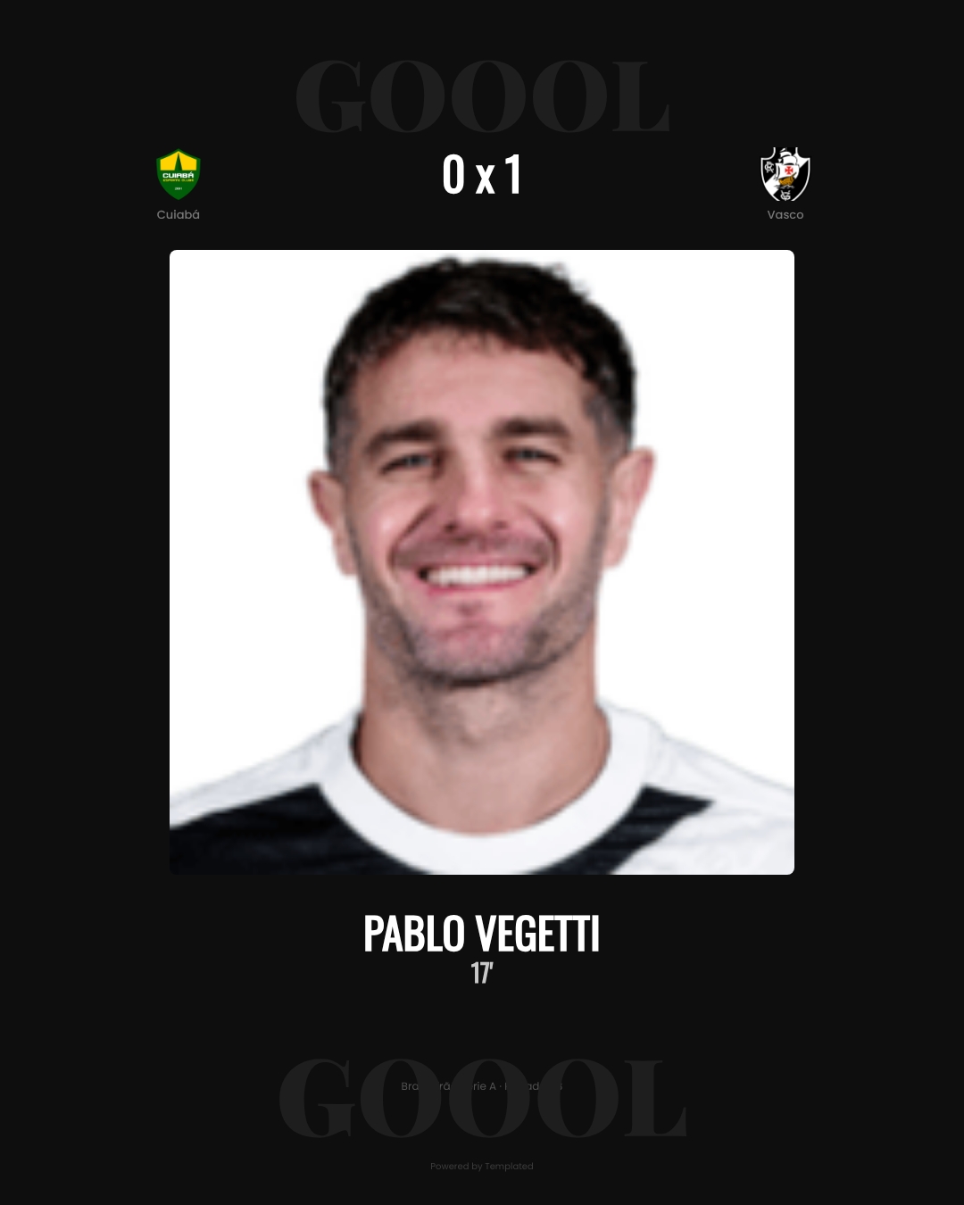 Pablo Vegetti - Cuiabá 0 x 1 Vasco