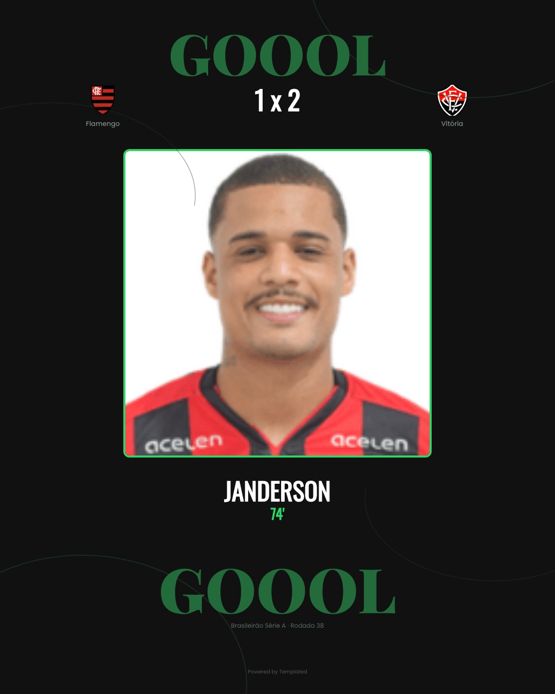 Janderson - Flamengo 1 x 2 Vitória