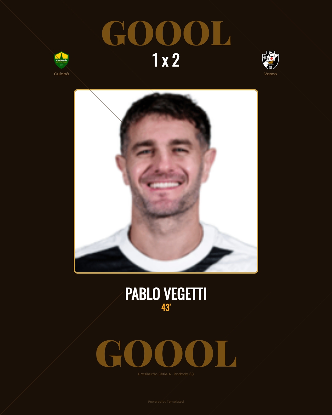 Pablo Vegetti - Cuiabá 1 x 2 Vasco