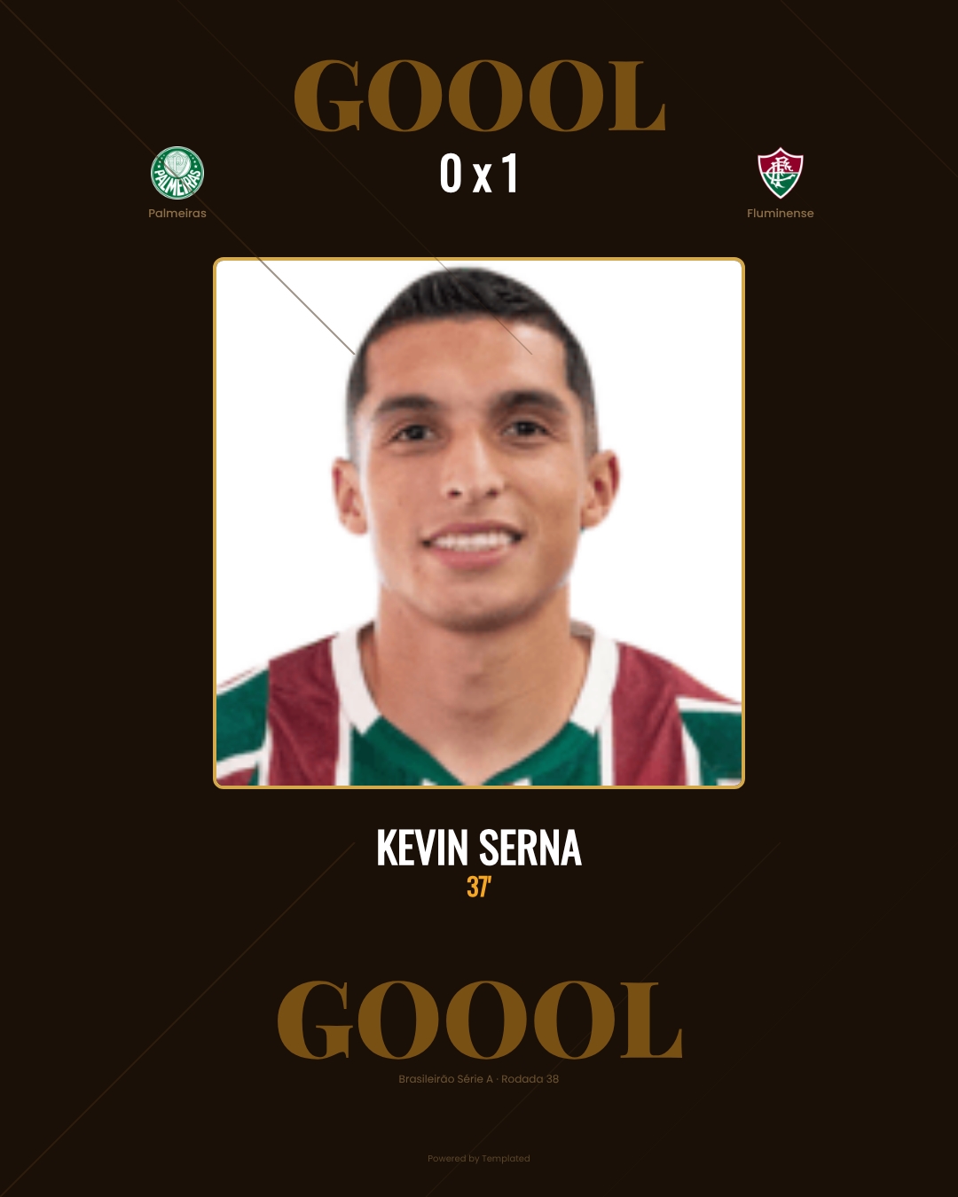Kevin Serna - Palmeiras 0 x 1 Fluminense