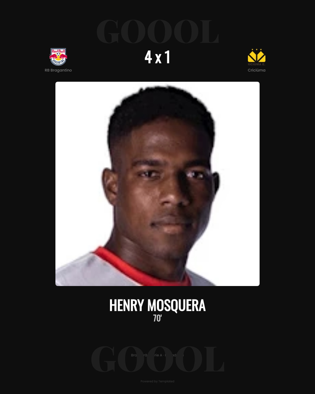 Henry Mosquera - RB Bragantino 4 x 1 Criciúma