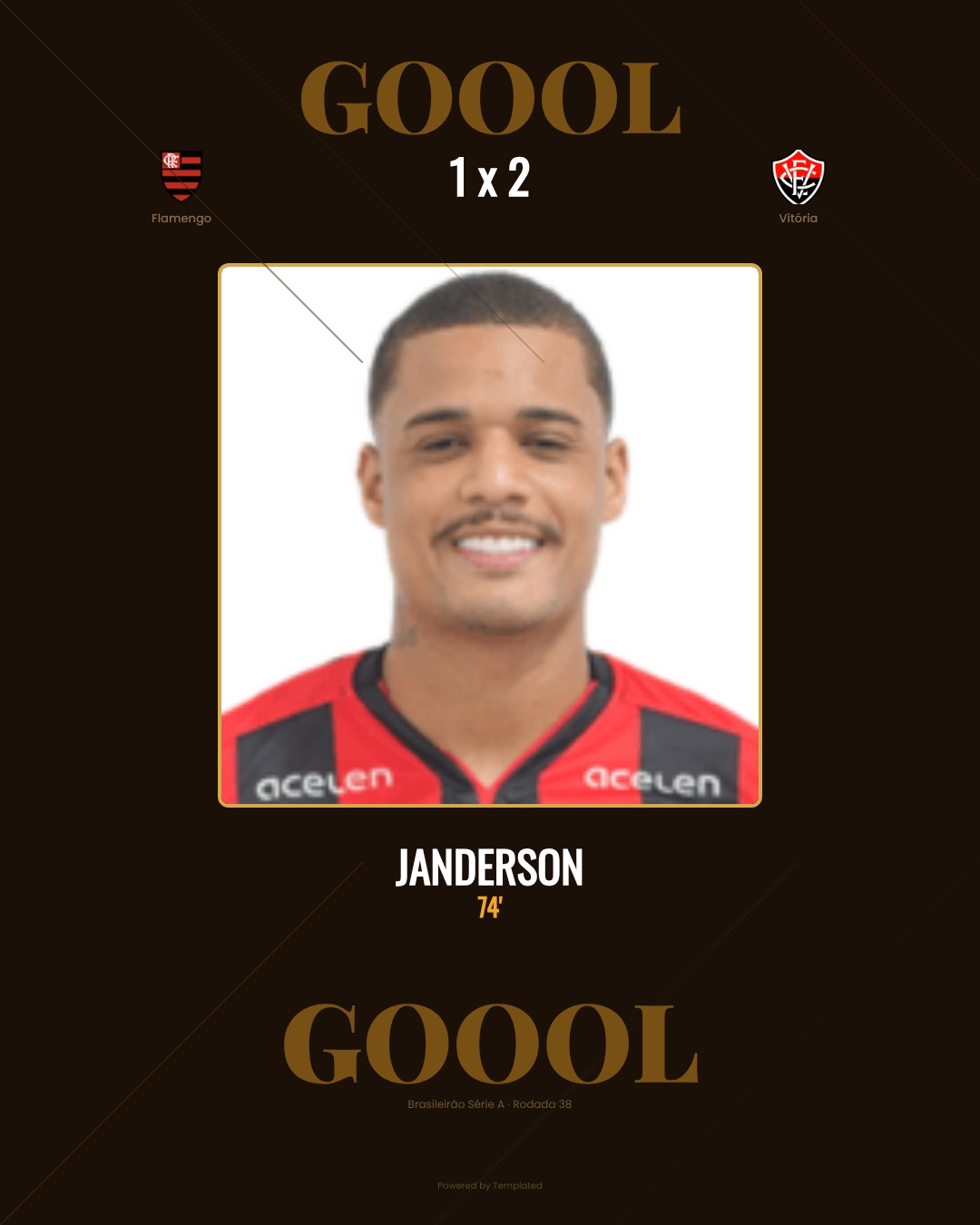 Janderson - Flamengo 1 x 2 Vitória