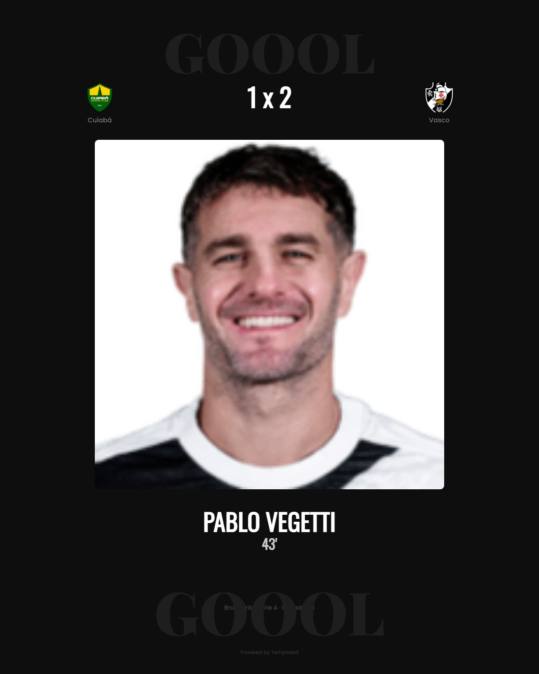 Pablo Vegetti - Cuiabá 1 x 2 Vasco