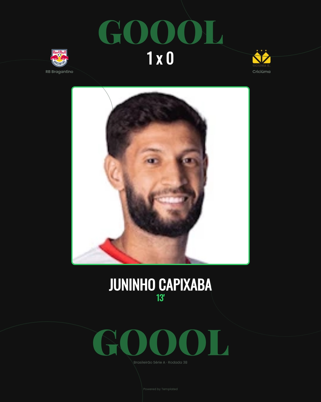 Juninho Capixaba - RB Bragantino 1 x 0 Criciúma