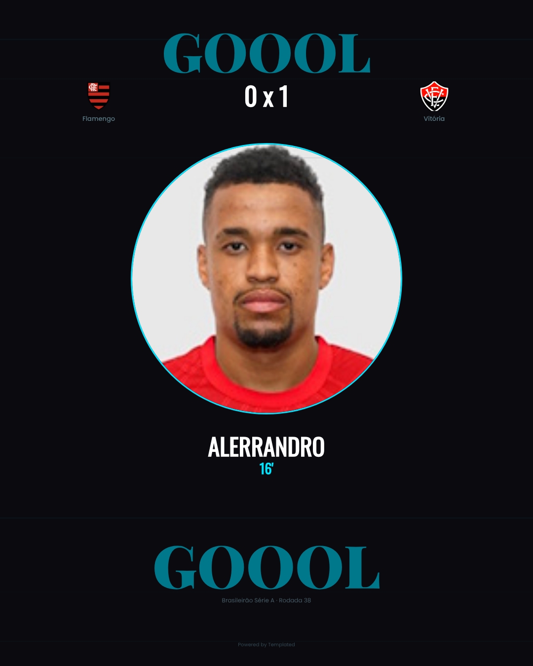 Alerrandro - Flamengo 0 x 1 Vitória