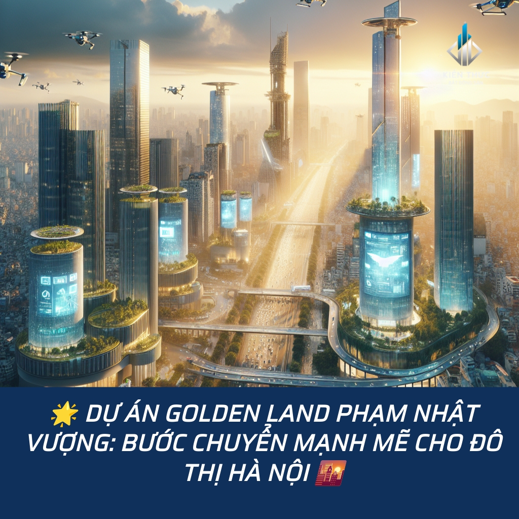Phối cảnh tổng thể dự án Golden Land Hà Nội
