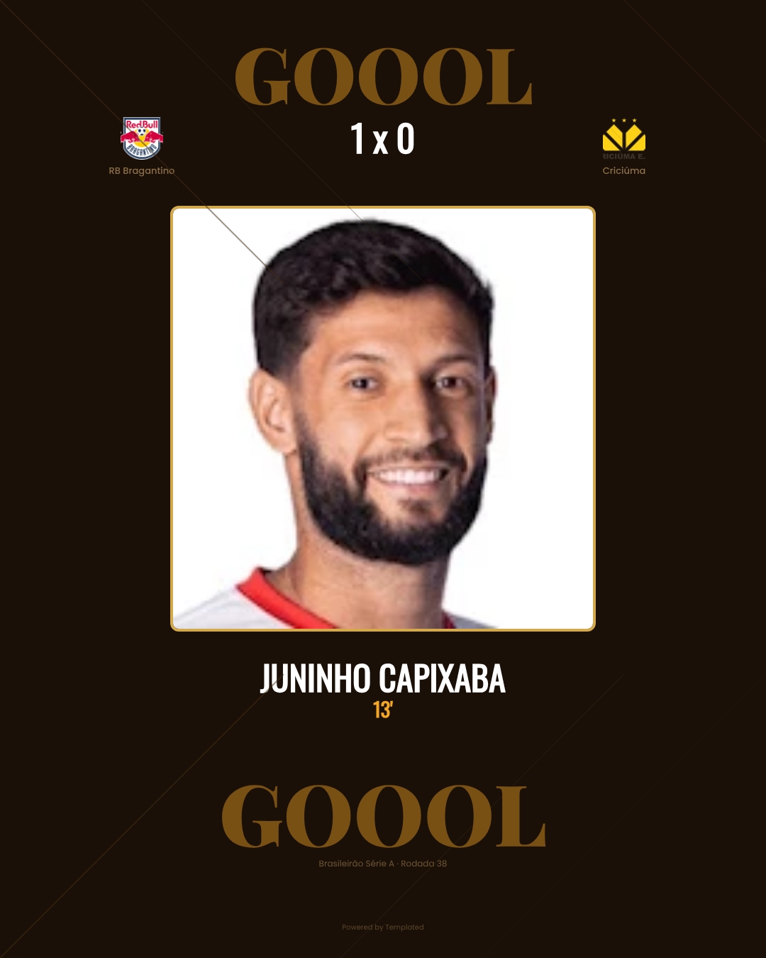 Juninho Capixaba - RB Bragantino 1 x 0 Criciúma