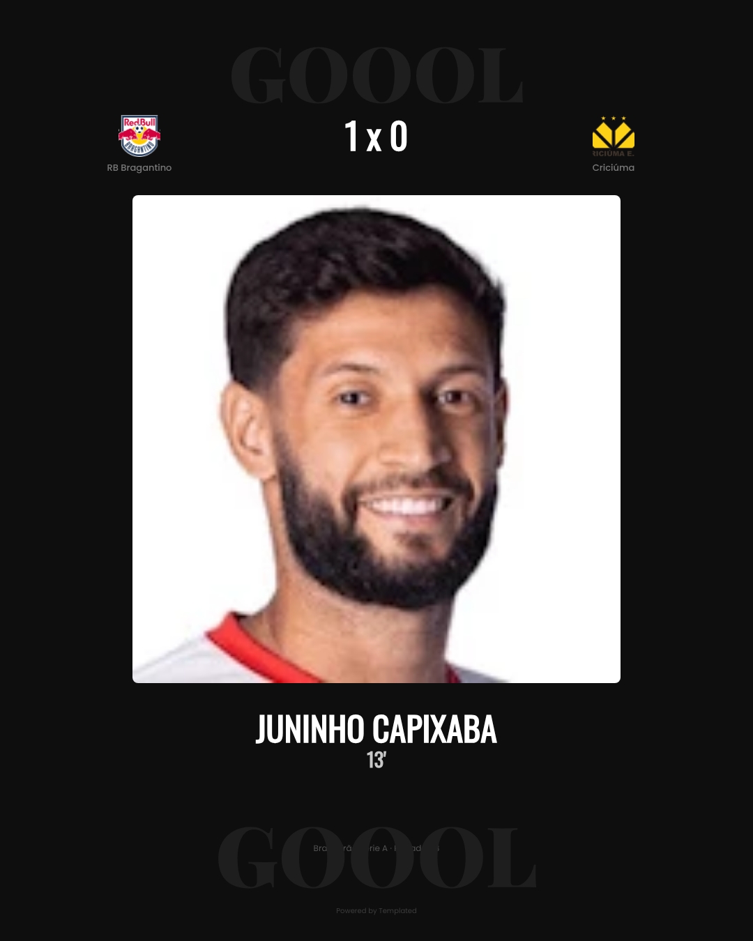 Juninho Capixaba - RB Bragantino 1 x 0 Criciúma