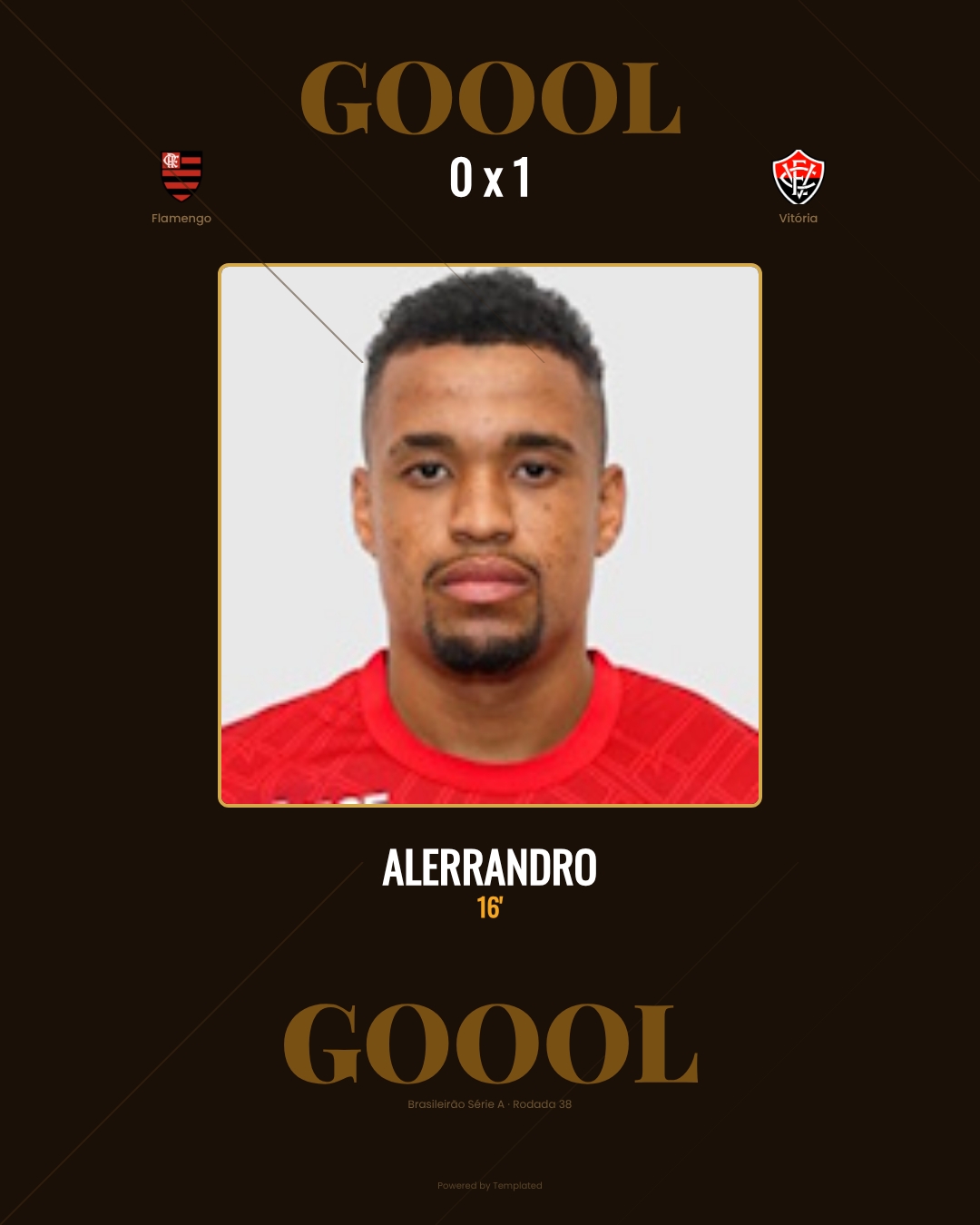 Alerrandro - Flamengo 0 x 1 Vitória