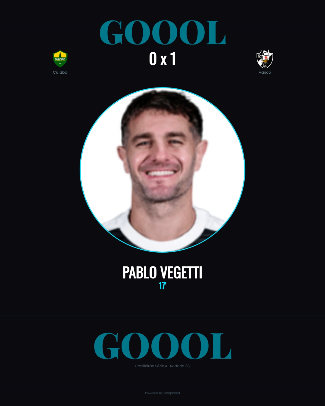 Pablo Vegetti - Cuiabá 0 x 1 Vasco