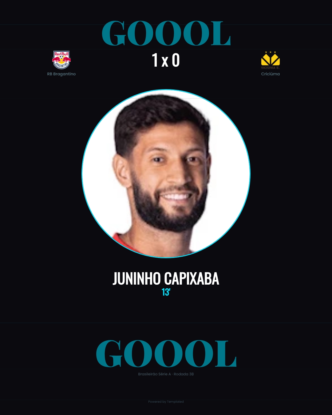 Juninho Capixaba - RB Bragantino 1 x 0 Criciúma