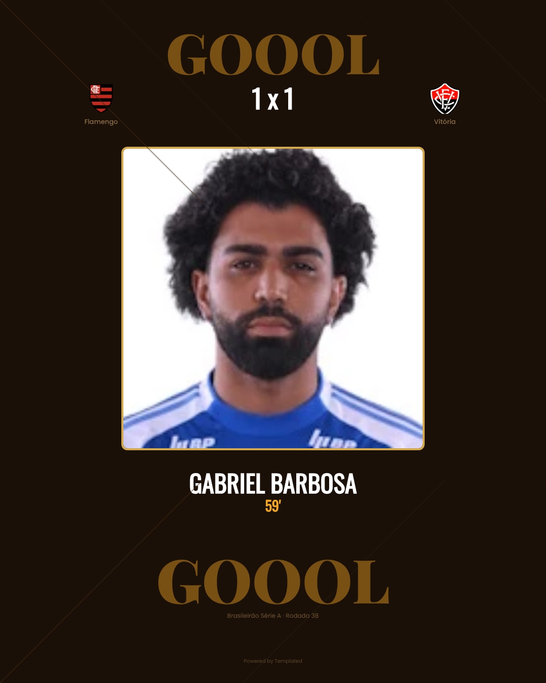 Gabriel Barbosa - Flamengo 1 x 1 Vitória