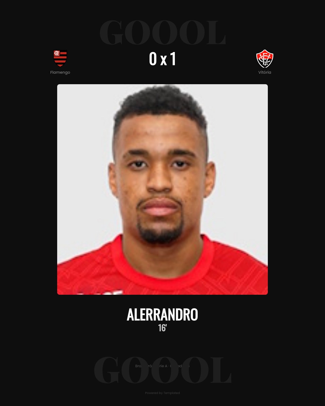 Alerrandro - Flamengo 0 x 1 Vitória
