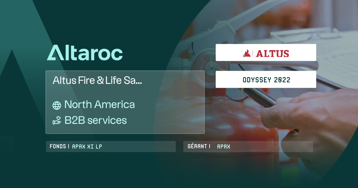 Altus Fire & Life Safety, a company in the Odyssey 2022 Private Equity ...
