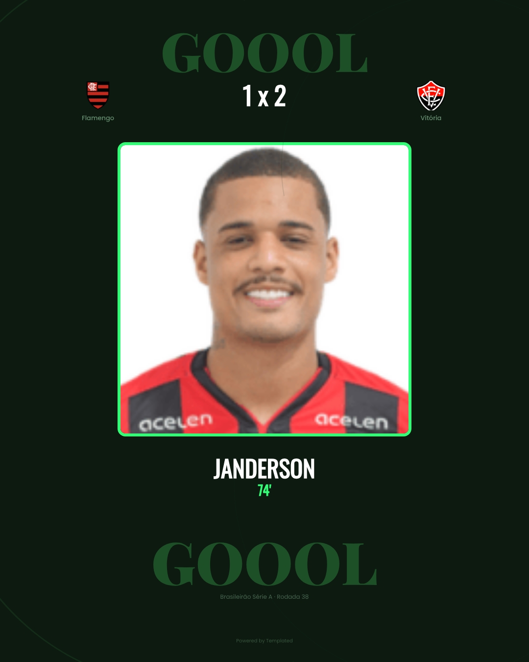 Janderson - Flamengo 1 x 2 Vitória